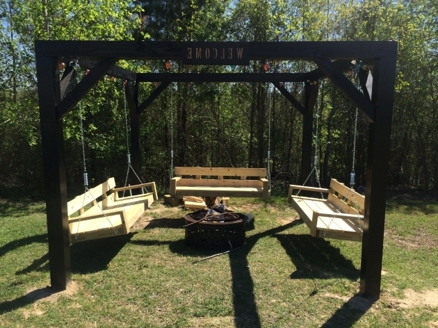 Alluring Ana White Fire Pit Swings Diy Projects Swing Set Fire Pit
