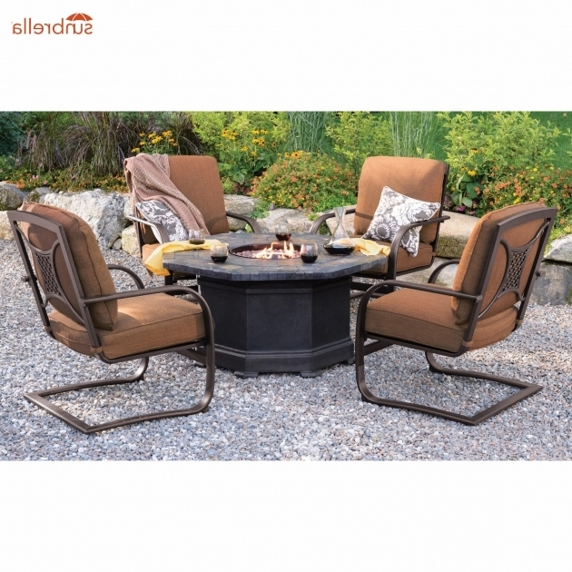 Alluring Berkley Jensen Calais 5 Pc Fire Pit Chat Set Bjs Wholesale Club Bjs Fire Pit