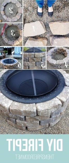 Alluring Easy Diy Firepit Progress On The Fall Backyard Makeover Project Build Your Own Fire Pit Kit