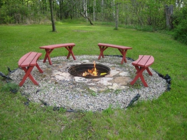 Alluring Gas Fire Pit Ideas On Slope Landscaping With Picturesfire For Cheap Firepit
