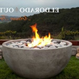 Concrete Bowl Fire Pit