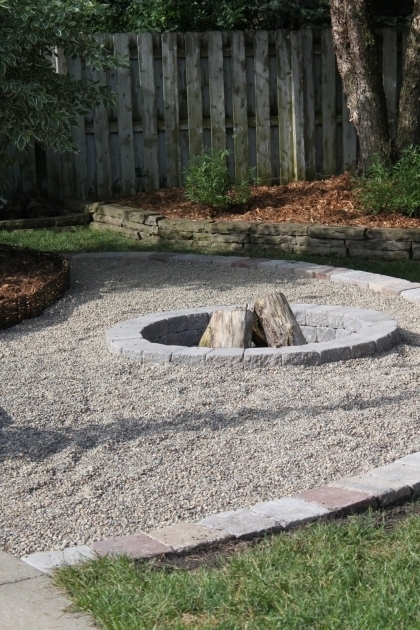 Awesome Pea Gravel Fire Pit We Already Have The Pea Gravel Area Fire Pit Area With Pea Gravel