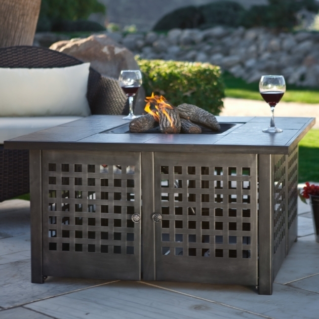 Awesome Uniflame Hand Crafted Tile Lp Gas Fire Pit With Free Cover Fire Blue Rhino Gas Fire Pit