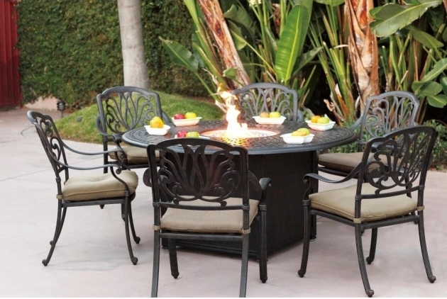 Fantastic Gas Fire Pit Table With Chairs Home Chair Designs Patio Gas Fire Pit Sets