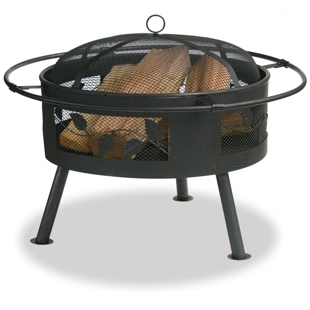 Gorgeous Blue Rhino Uniflame Steel Wood Burning Fire Pit Reviews Wayfair Blue Rhino Fire Pits