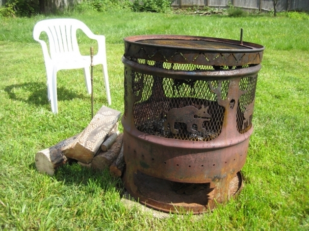 Gorgeous Metal Drum Fire Pit 3 Pinterest Metal Drum And Cabin Higley Fire Pits