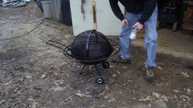 Image of Diy Portable Outside Fire Pit Repair Youtube Diy Portable Fire Pit