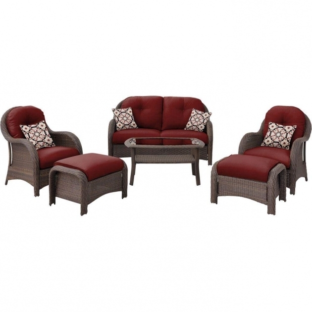 Incredible Hampton Bay Redwood Valley 5 Piece Patio Fire Pit Seating Set With Hampton Bay Redwood Valley 5piece Patio Fire Pit