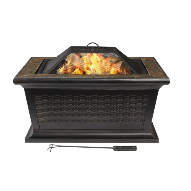 Outstanding Shop 36 In W Rubbed Bronze Steel Wood Burning Fire Pit At Lowes Lowes Wood Burning Fire Pits