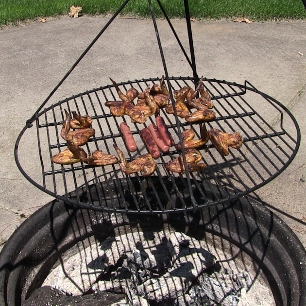 Outstanding Sunnydaze Fire Pit Cooking Grate For Grilling Black Steel Choose Fire Pit Cooking Accessories