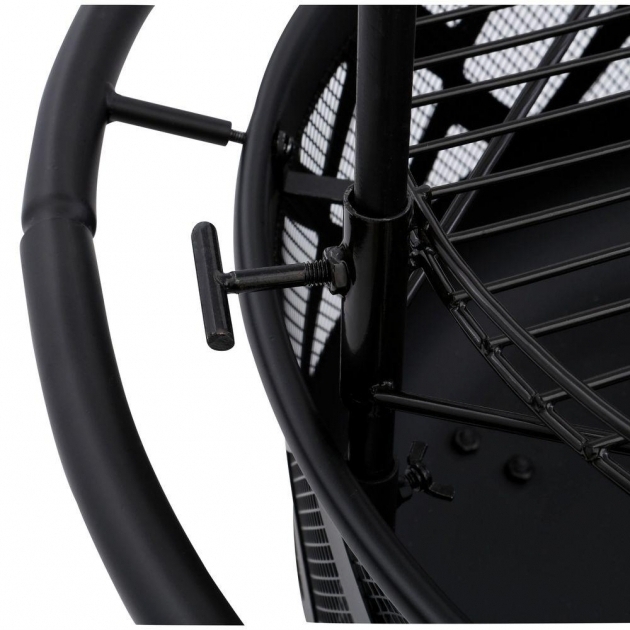 Picture of Hampton Bay Crossfire 2950 In Steel Fire Pit With Cooking Grate Hampton Bay Crossfire Pit