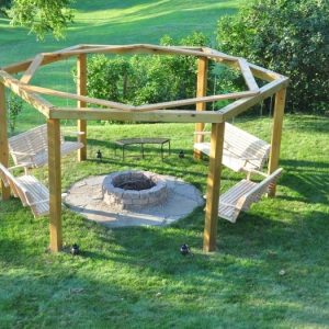 Porch Swing Fire Pit