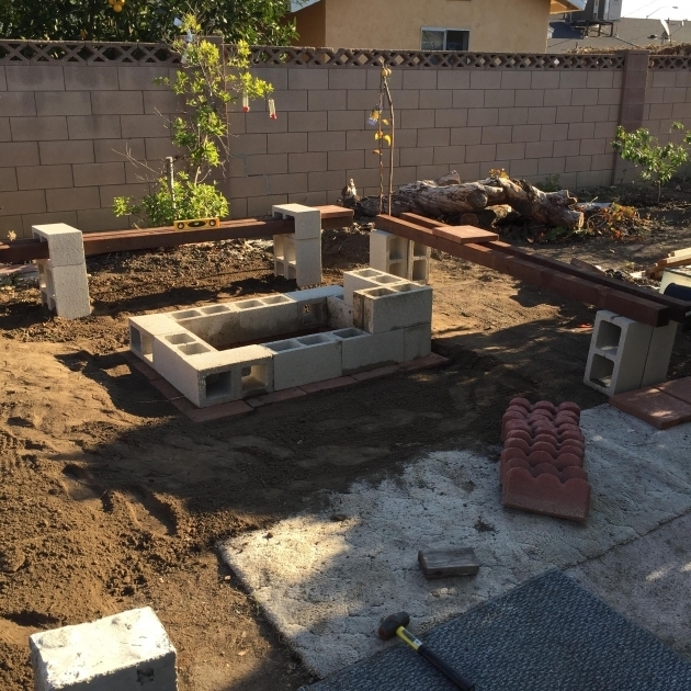 Remarkable Diy Backyard Cinder Block Fire Pit Album On Imgur Diy Cinder Block Fire Pit