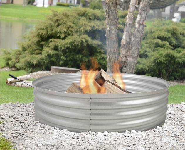 Remarkable Fire Pits Ghp Group Inc Galvanized Fire Pit Ring