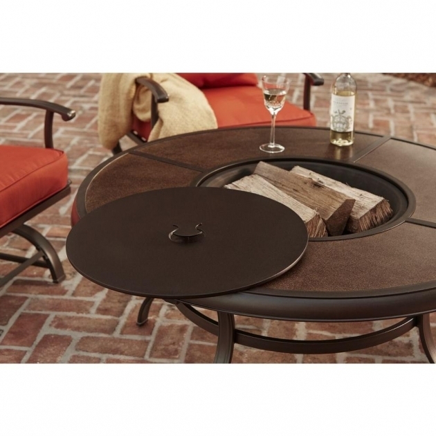 Remarkable Patio Conversation Sets With Fire Pit Creative Patio Outdoor Design Hampton Bay Redwood Valley 5piece Patio Fire Pit