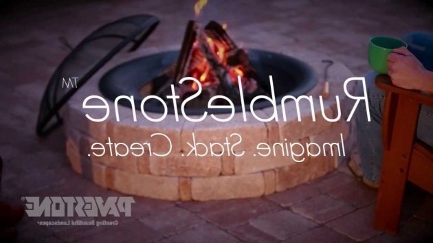 Remarkable Pavestone Rumblestone Round Fire Pit Youtube Rumblestone Round Fire Pit Insert
