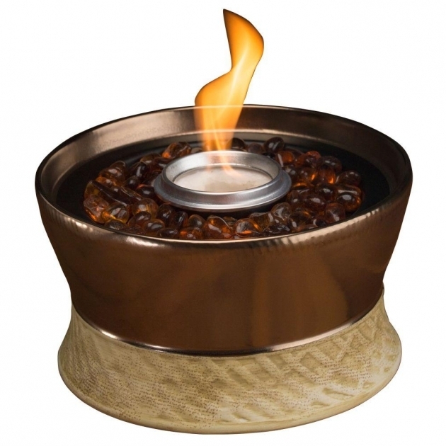 Remarkable Tiki Clean Burn Small Bronze Tabletop Fire Pit 1114152 The Home Tiki Fire Pit