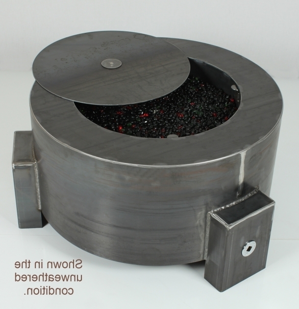 Stylish Cor Ten Steel Fire Pit Gas Fire Pit Hidden Tank Fire Pit Hidden Tank Fire Pits