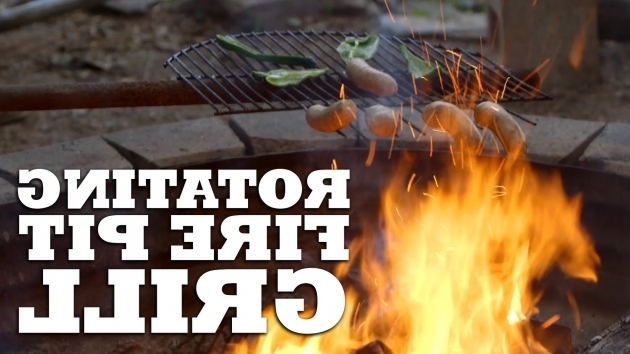 Stylish Rotating Fire Pit Grill Youtube Rotating Fire Pit