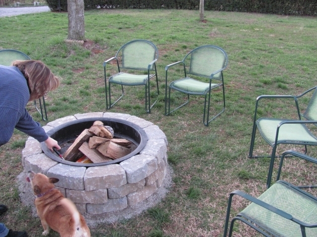 Stylish Shop Allegheny Flagstone Fire Pit Patio Block Project Kit At Lowes Gas Fire Pit Kit Lowes