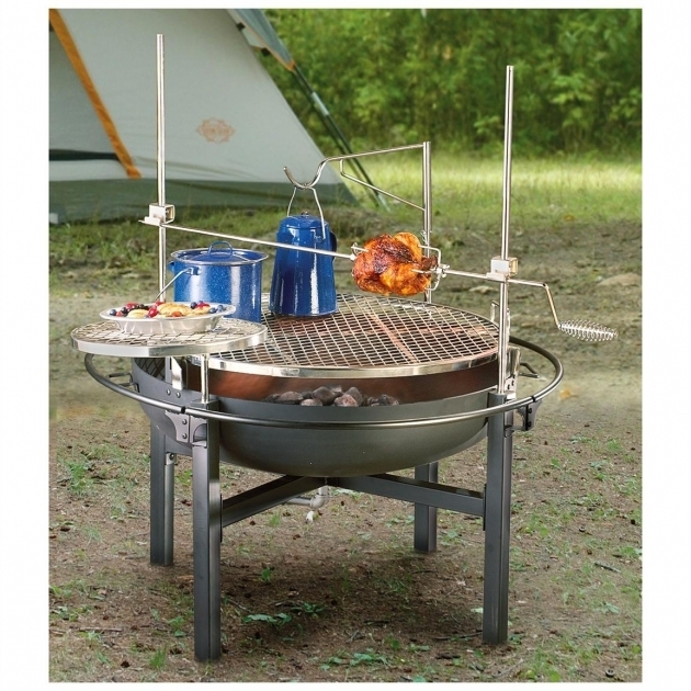 Wonderful Cowboy Fire Pit Rotisserie Grill 282386 Stoves At Sportsmans Cowboy Fire Pit Rotisserie / Grill