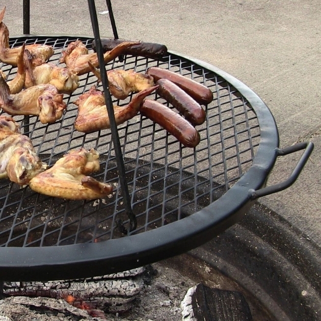 Wonderful Details About Round Outdoor Fire Pit Mesh Cooking Grill Grate King Ranch Fire Pit With Grilling Grate Srfp96