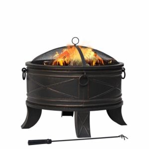 Hampton Bay Quadripod 26 In. Round Fire Pit
