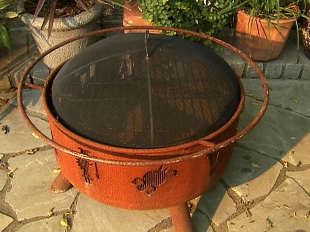 Alluring Outdoor Fire Pits And Fire Pit Safety Hgtv Fire Pit Distance From House