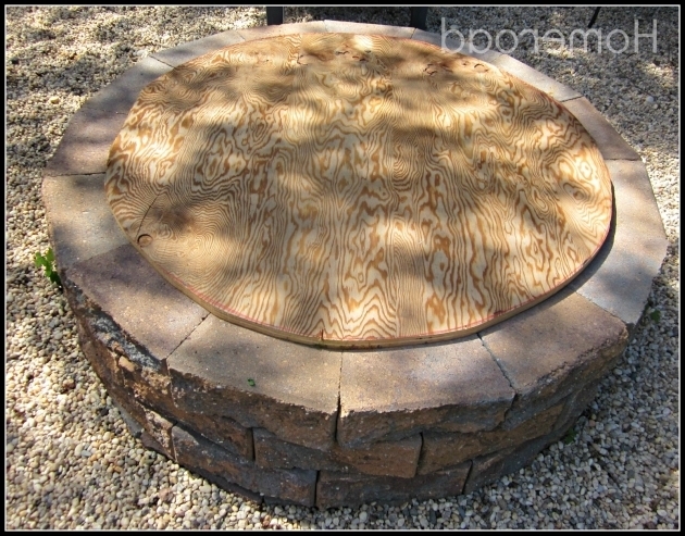 Amazing Homeroad Wooden Fire Pit Cover Fire Pit Cover Ideas