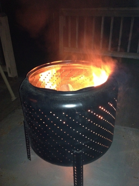Amazing I Love This Idea Using An Old Washer Tub To Make A Grill I Also Washer Drum Fire Pit