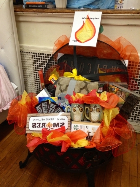 Awesome Fire Pit Auction Basket Auction Basket Ideas Pinterest Fire Pit Gift Basket