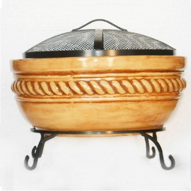 Best 20 In Clay Fire Pit With Iron Stand Fp Rope The Home Depot Clay Fire Pits