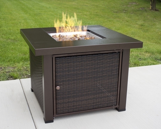 Best Pleasant Hearth Rio 38 Inch Square Wicker Gas Fire Pit Table Rural King Fire Pit Kit