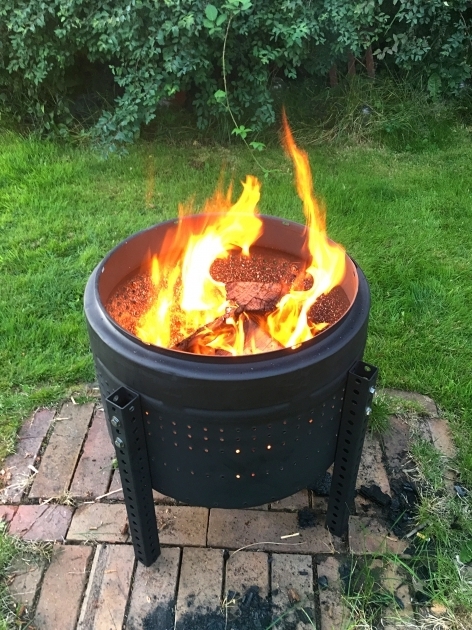 Delightful Diy Fire Pit Washer Drum Album On Imgur Washer Fire Pit