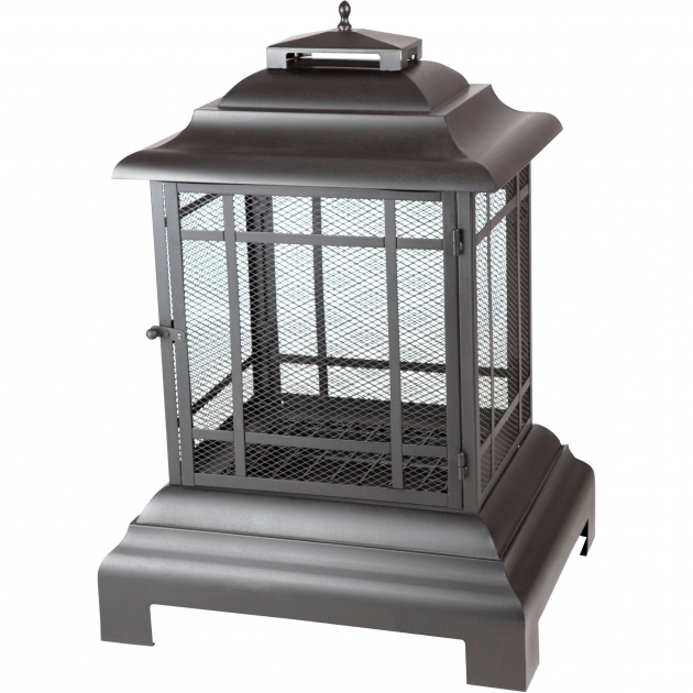 Delightful Fire Sense Rectangle Pagoda Patio Fireplace Walmart Pagoda Fire Pit