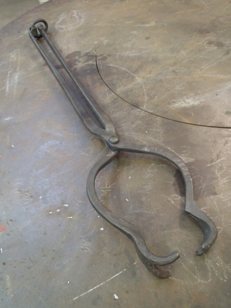Delightful Large Fire Pit Tongs Forged From Rebar Rachel Connor Things Firepit Tongs