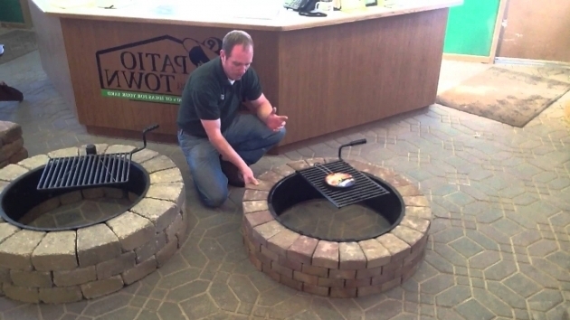 Delightful Ledgestone Fire Pit Kit Youtube Menards Fire Pits