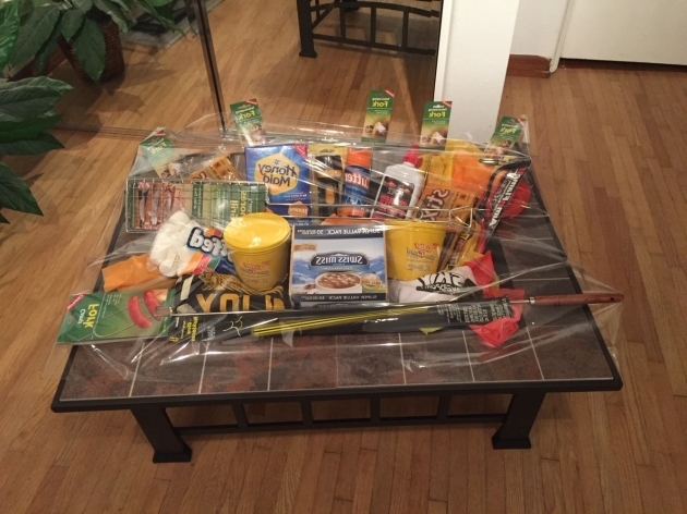 Fascinating Campfire Raffle Basket Fire Pit As The Base Smores Supplies Fire Pit Gift Basket