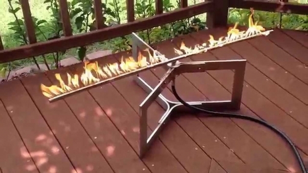 Fascinating Diy Propane 48 T Burner Fire Table Kit From Easyfirepits How To Make A Propane Fire Pit