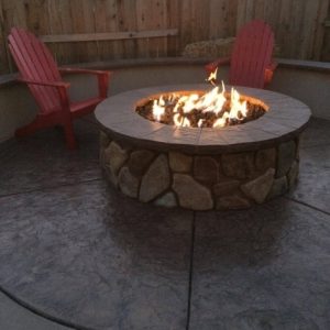Large Gas Fire Pit