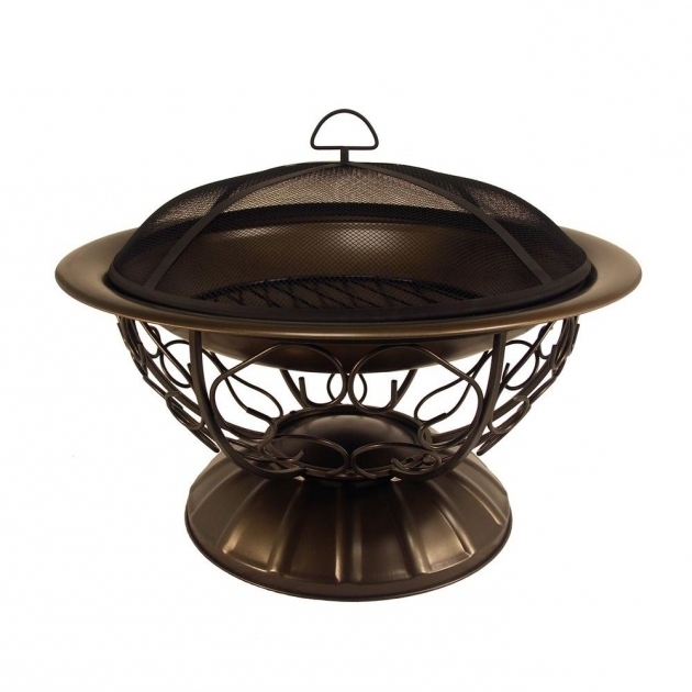 Fascinating Hampton Bay Quadripod 26 In Round Fire Pit Ft 51161 The Home Depot Hampton Bay Quadripod Fire Pit