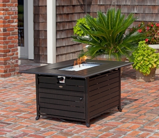 Image of Fire Sense Longmont Extruded Aluminum Rectangular Propane Fire Pit Rural King Fire Pit Kit