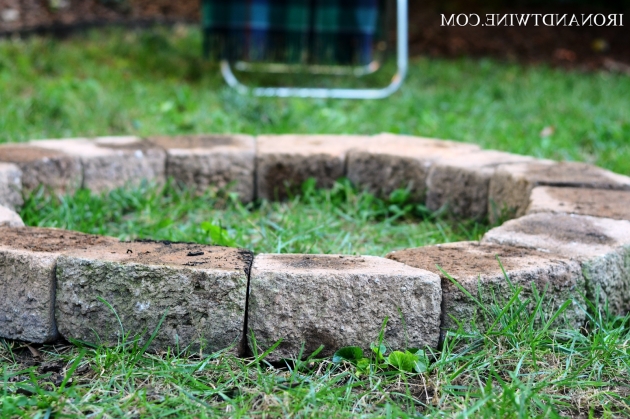 Image of How To Build A Fire Pit Retaining Wall Block Fire Pit