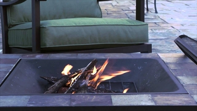 Inspiring Slate Fire Pit Table Plow Hearth Youtube Plow And Hearth Fire Pit