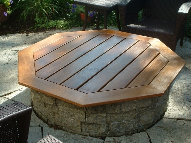 Marvelous Diy Fire Pit Cover Garden Pinterest Teak Fire Pit Cover Ideas