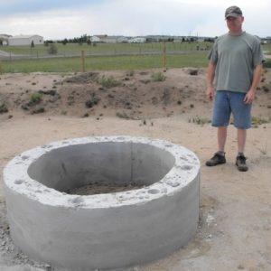 Concrete Fire Pit Exploding