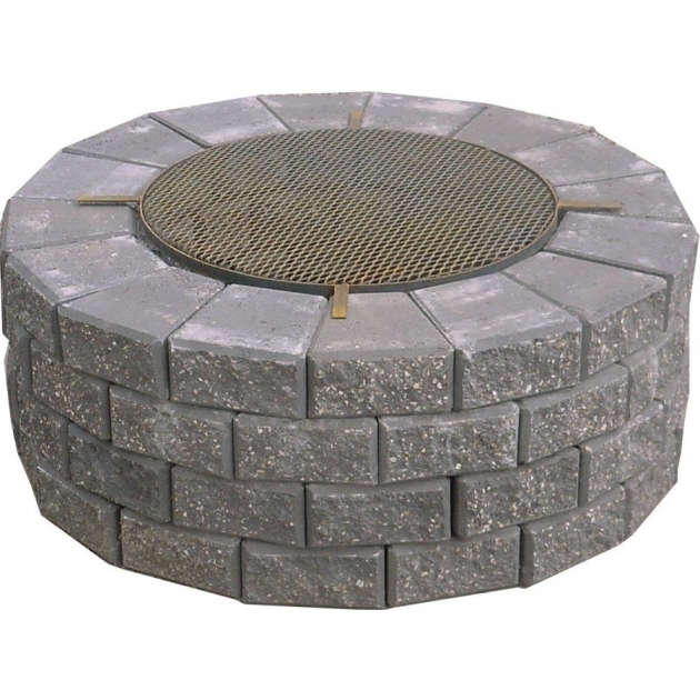Outstanding Expocrete Fire Pit With Cooking Grate Lowes Canada Allen Roth Fire Pit