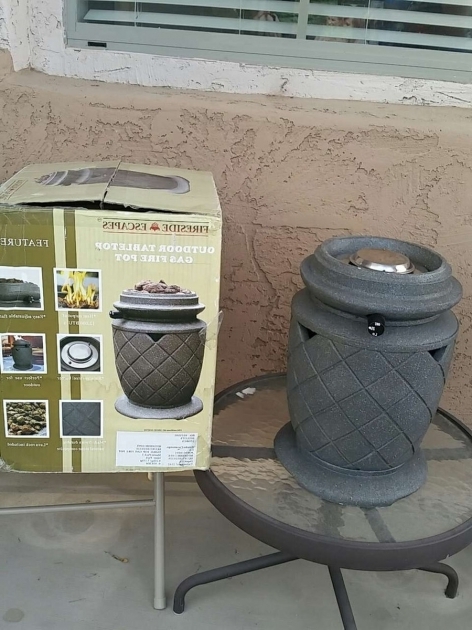 Outstanding Letgo Outdoor Tabletop Gas Fire Pit In Higley Az Higleyfirepits