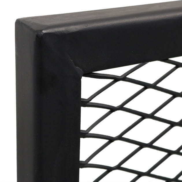 Outstanding Sunnydaze X Marks Square Fire Pit Cooking Grill Steel Grate Fire Pit Grate Square