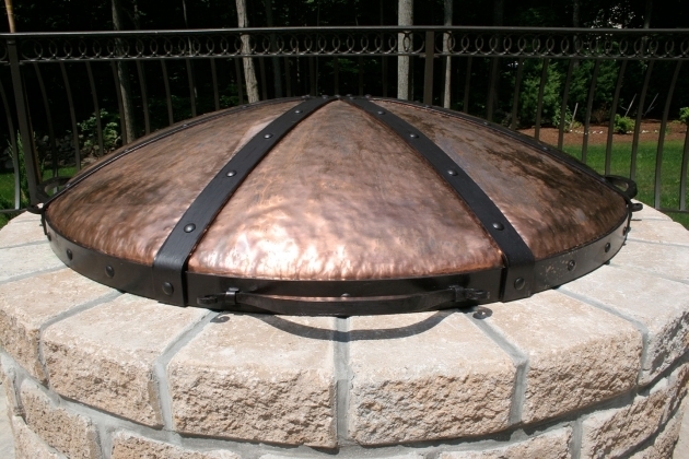 Picture of Design Square Fire Pit Screen 30 Inch Fire Pit Cover Outdoor Fire Fire Pit Cover Ideas